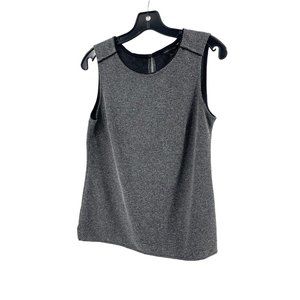 Banana Republic Women's Gray Sleeveless Tank Shirt Top Striped Size Small